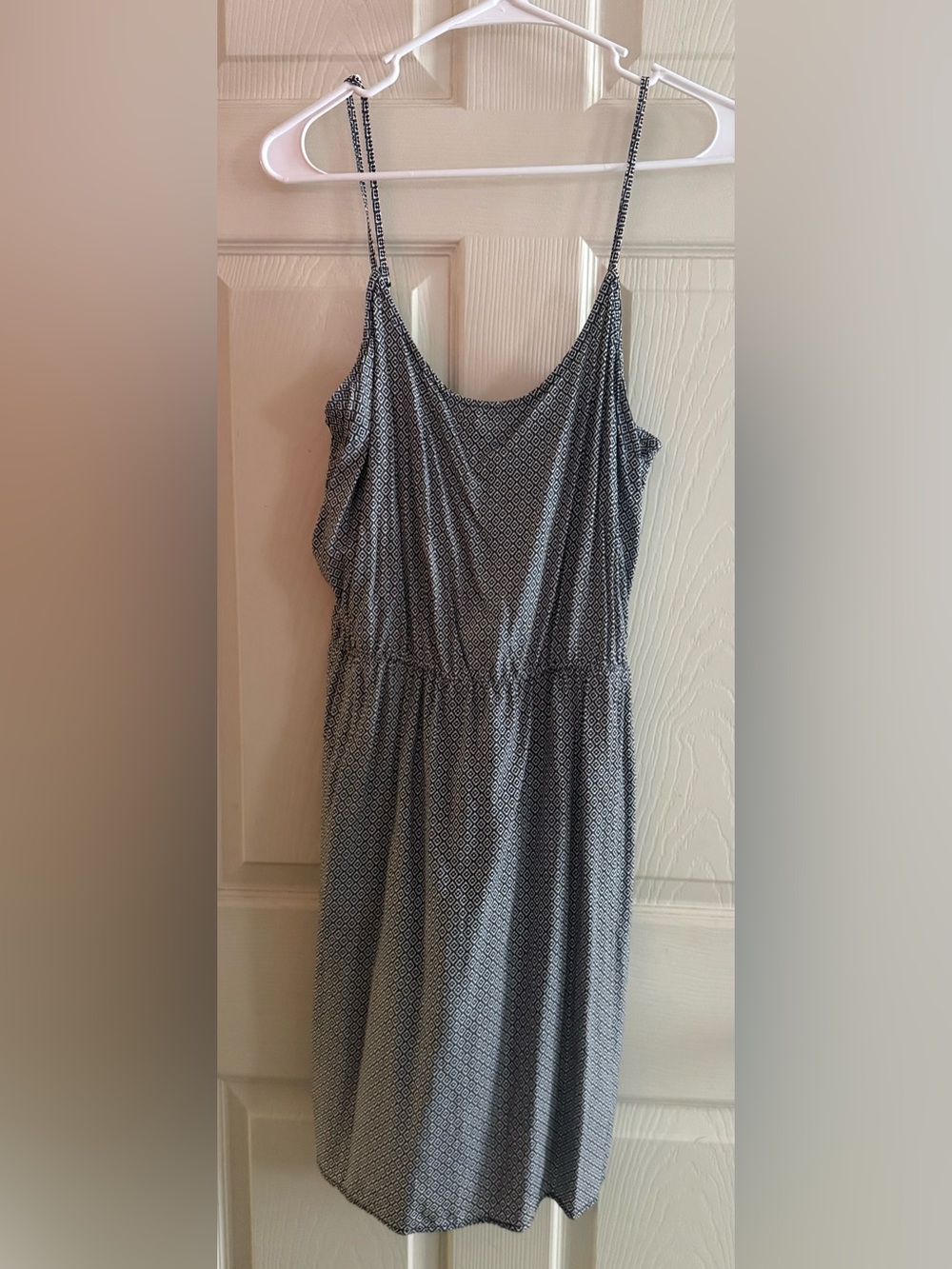 Old Navy Black & White Spaghetti Strap Mini Dress